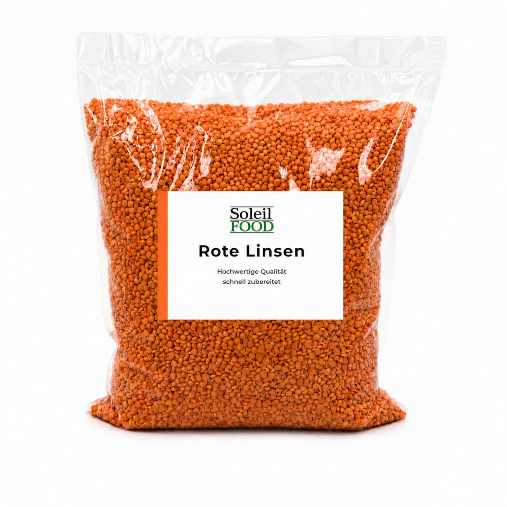 Rote Linsen, geschält